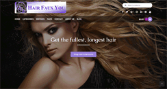 Desktop Screenshot of hairfauxyou.com